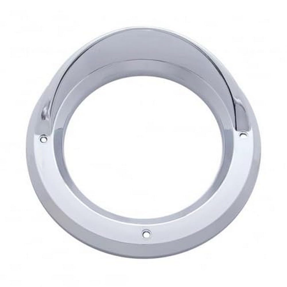 4" Round Light Bezel with Visor