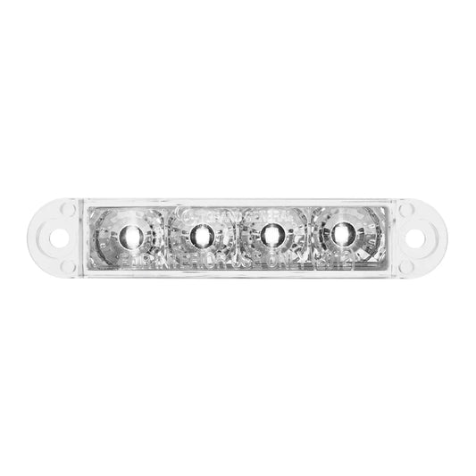 3 1/2´´ Led Light Bar White/Clear Lens