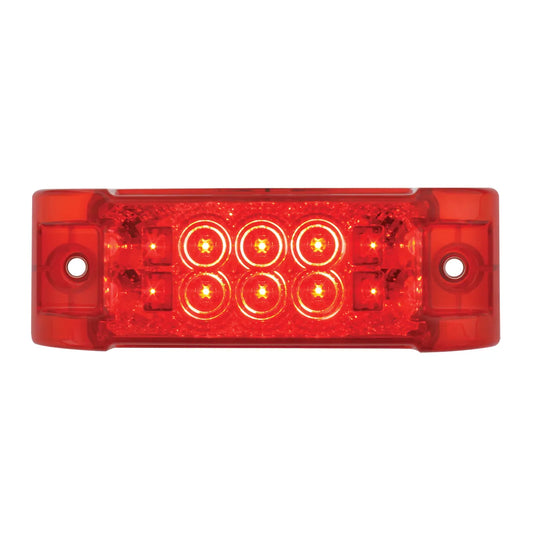 Rectangular Wide Angle Red Led Light