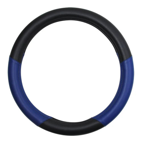 18" Steering Wheel Cover Blue/Black