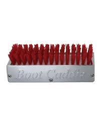 Aluminum Boot Caddie W/ Red Brush