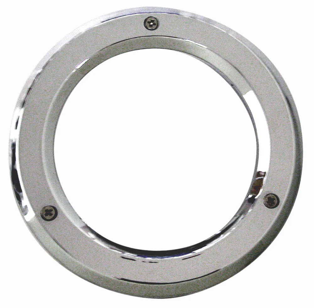 4" Round Chrome Bezel