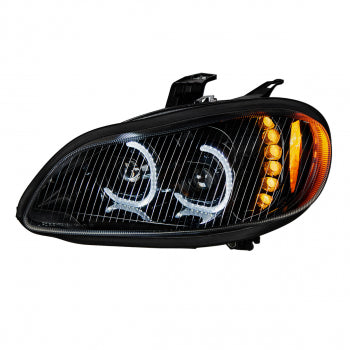 Black Led Projector Headlight for Freigthliner M2-D